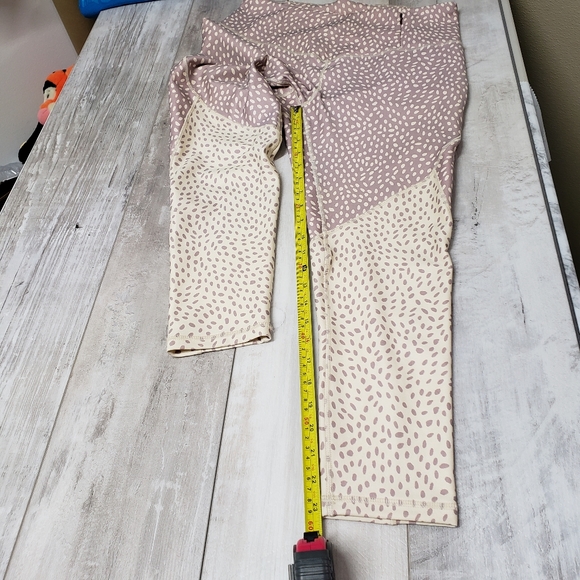 Calia By Carrie Underwood Stay The Path Color Block Leggings Confetti Dot Print - Picture 4 of 16